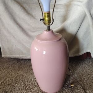Chic Pink Ceramic Table Lamp